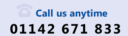 Call us on 01142 671 833